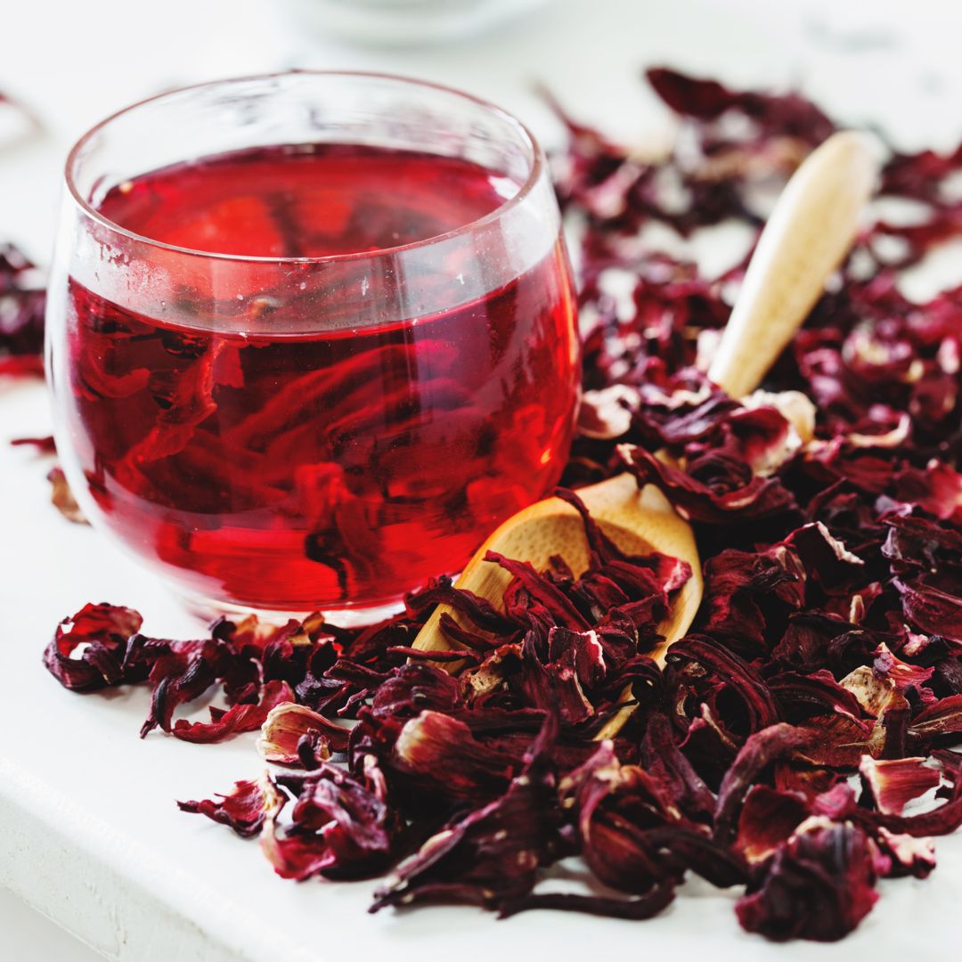 Natural Hibiscus Tea | Whole Flowers