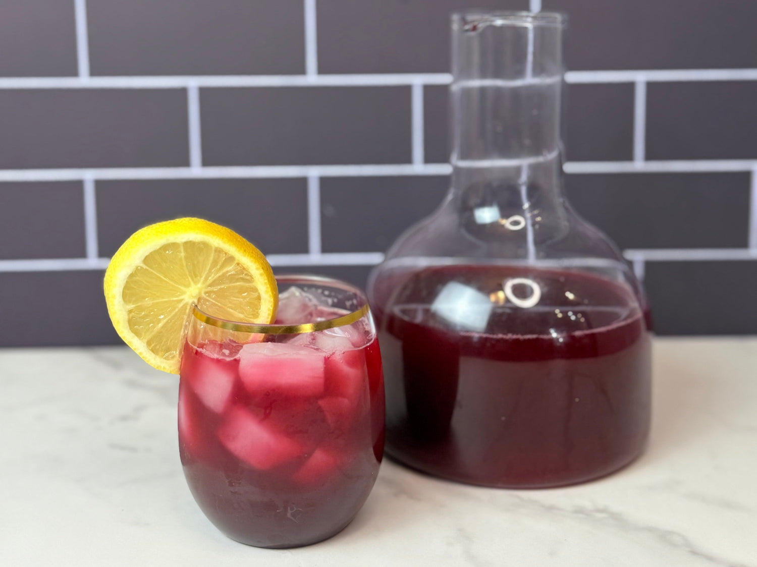 Tropical Hibiscus Mocktail Recipe with Pineapple and Orange Juice